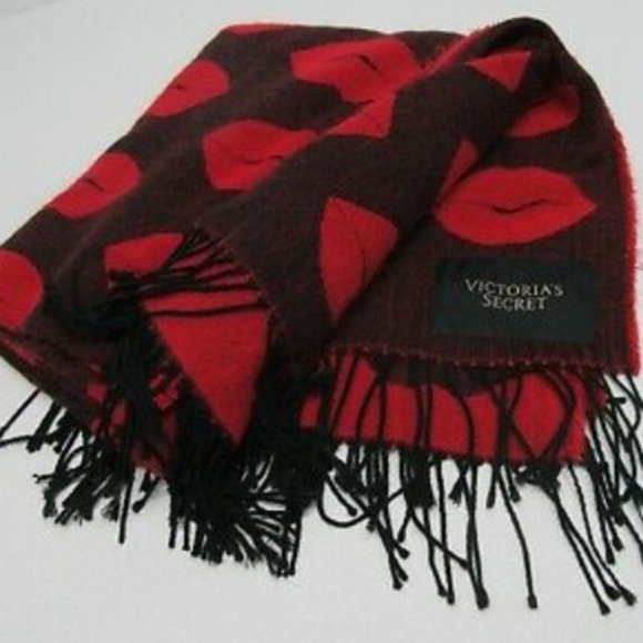 ♡SALE♡Victorias Secret Hot Lips Blanket Throw Limited Edition - Picture 10 of 16